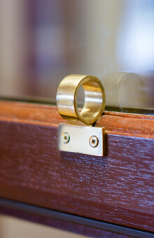 Sash Lift Ring Brass
